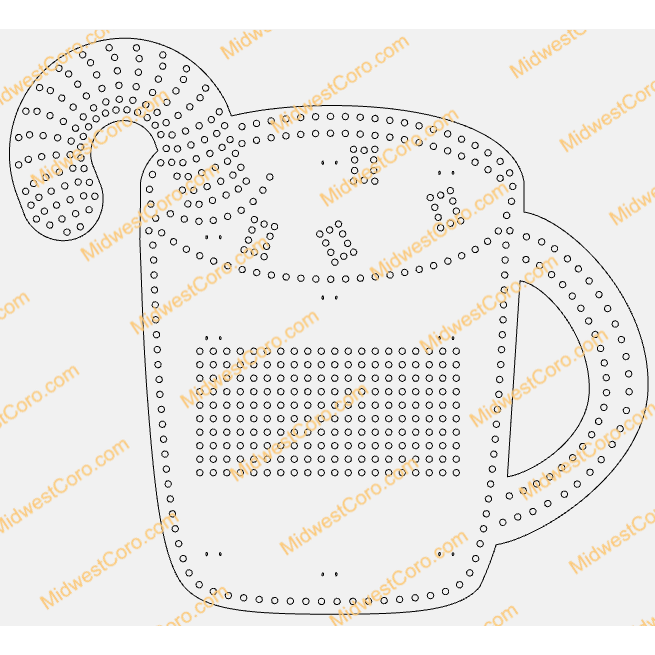 Hot Chocolate Cup (Gingerbread Man or Candy Cane)