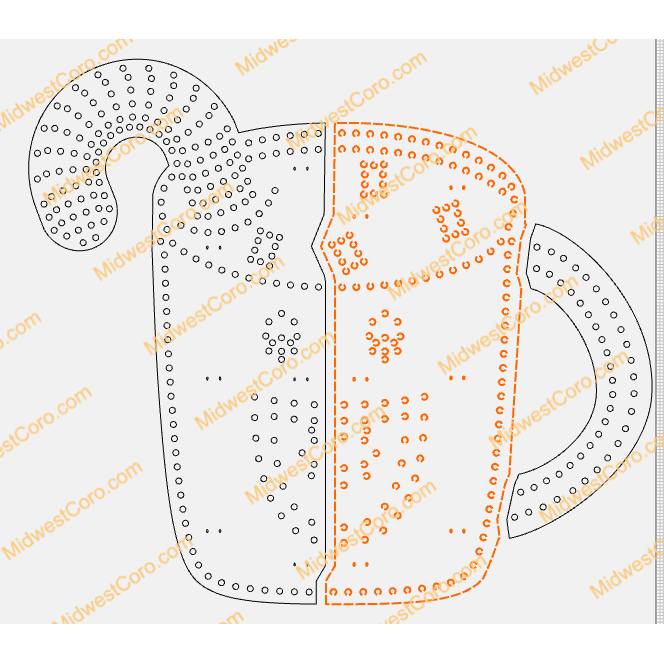 Hot Chocolate Cup (Gingerbread Man or Candy Cane)
