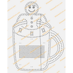 Hot Chocolate Cup (Gingerbread Man or Candy Cane)