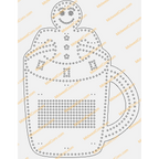 Hot Chocolate Cup (Gingerbread Man or Candy Cane)