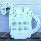Hot Chocolate Cup (Gingerbread Man or Candy Cane)