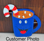 Hot Chocolate Cup - Candy Cane