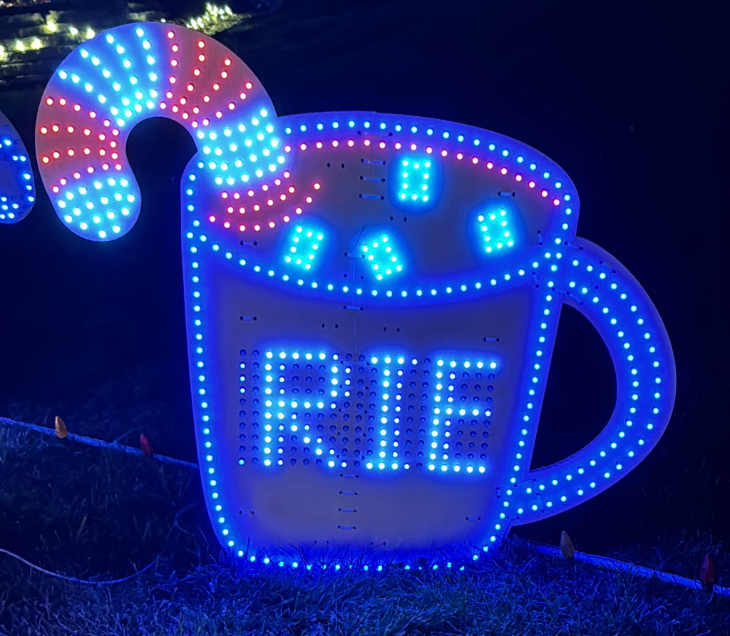 Hot Chocolate Cup (Gingerbread Man or Candy Cane)