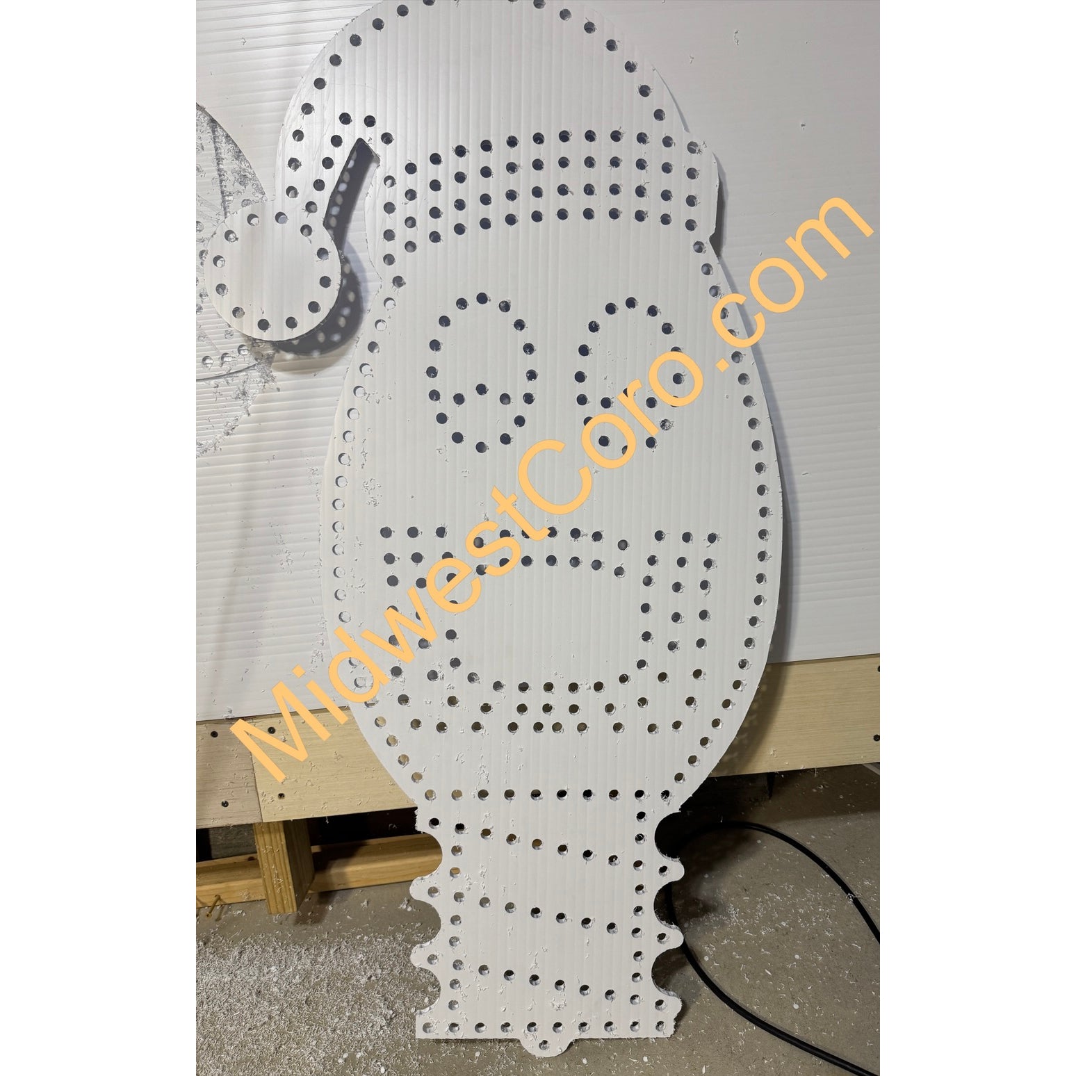 Light Bulb - Upright with Santa Hat