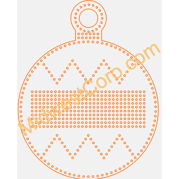 Ornament - Zig Zag with Matrix