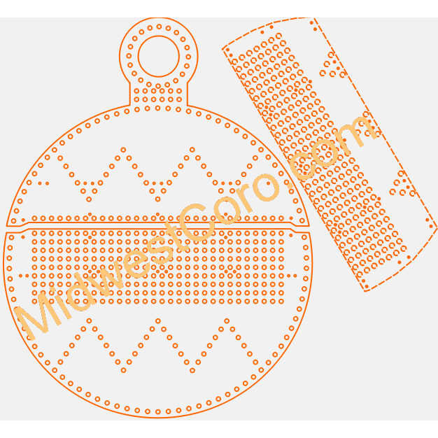 Ornament - Zig Zag with Matrix