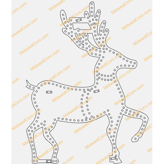 Reindeer Outline